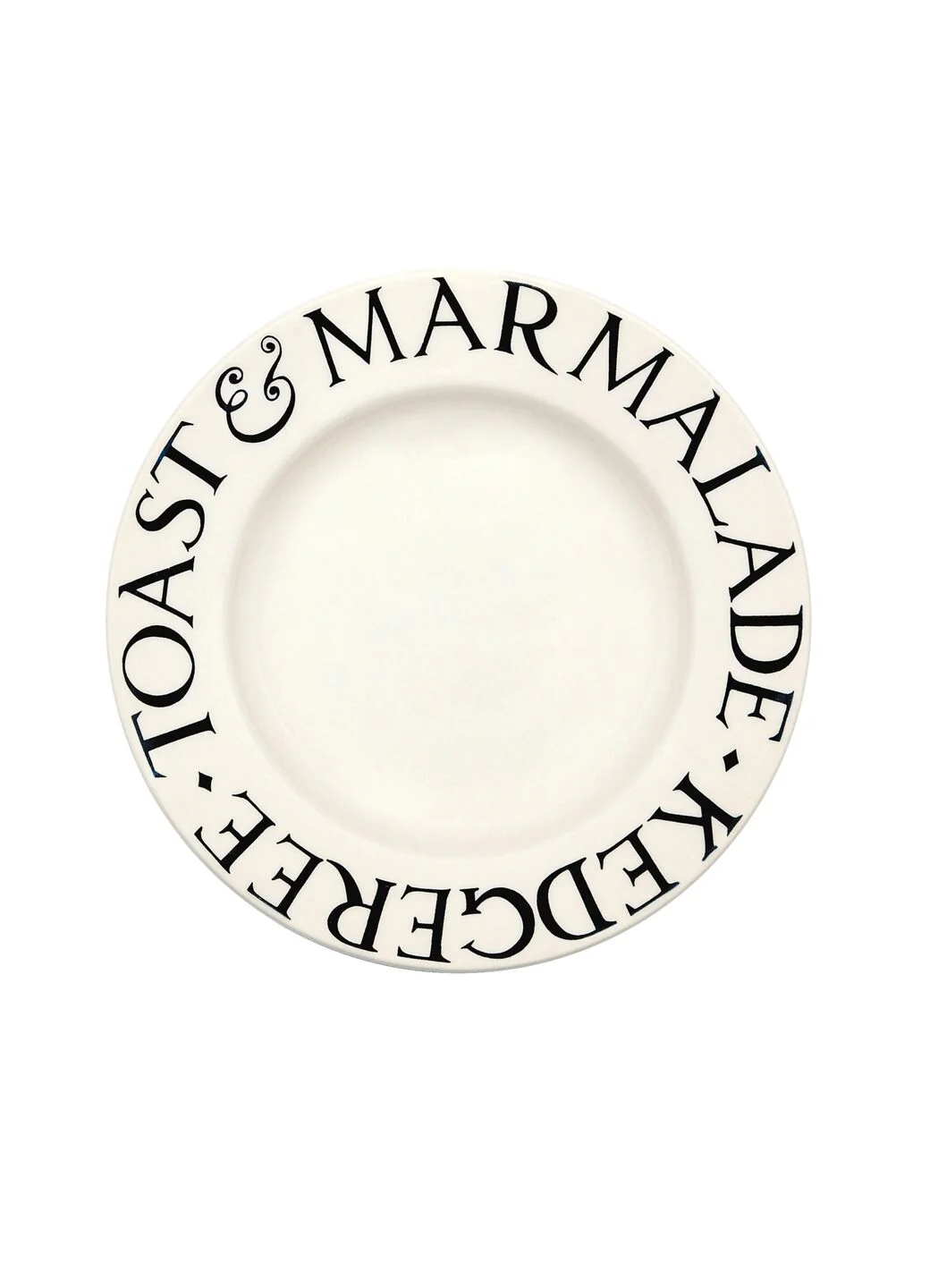 Black Toast Medium Dinner Plate, 8.5 Inch - Image 2