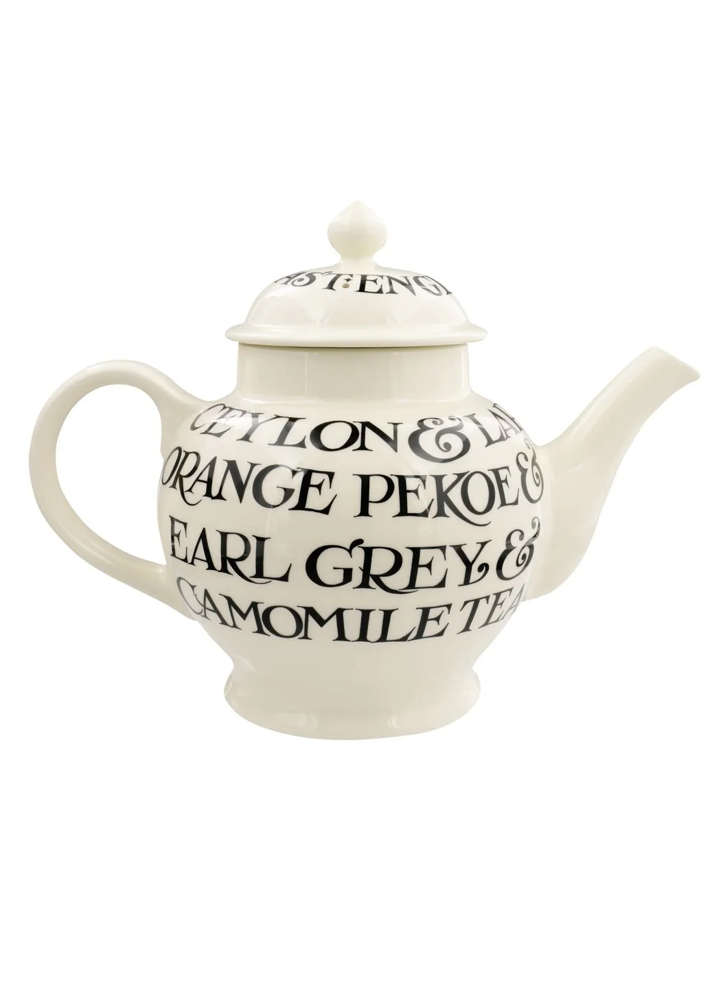 Black Toast 4 Mug Teapot - Image 4