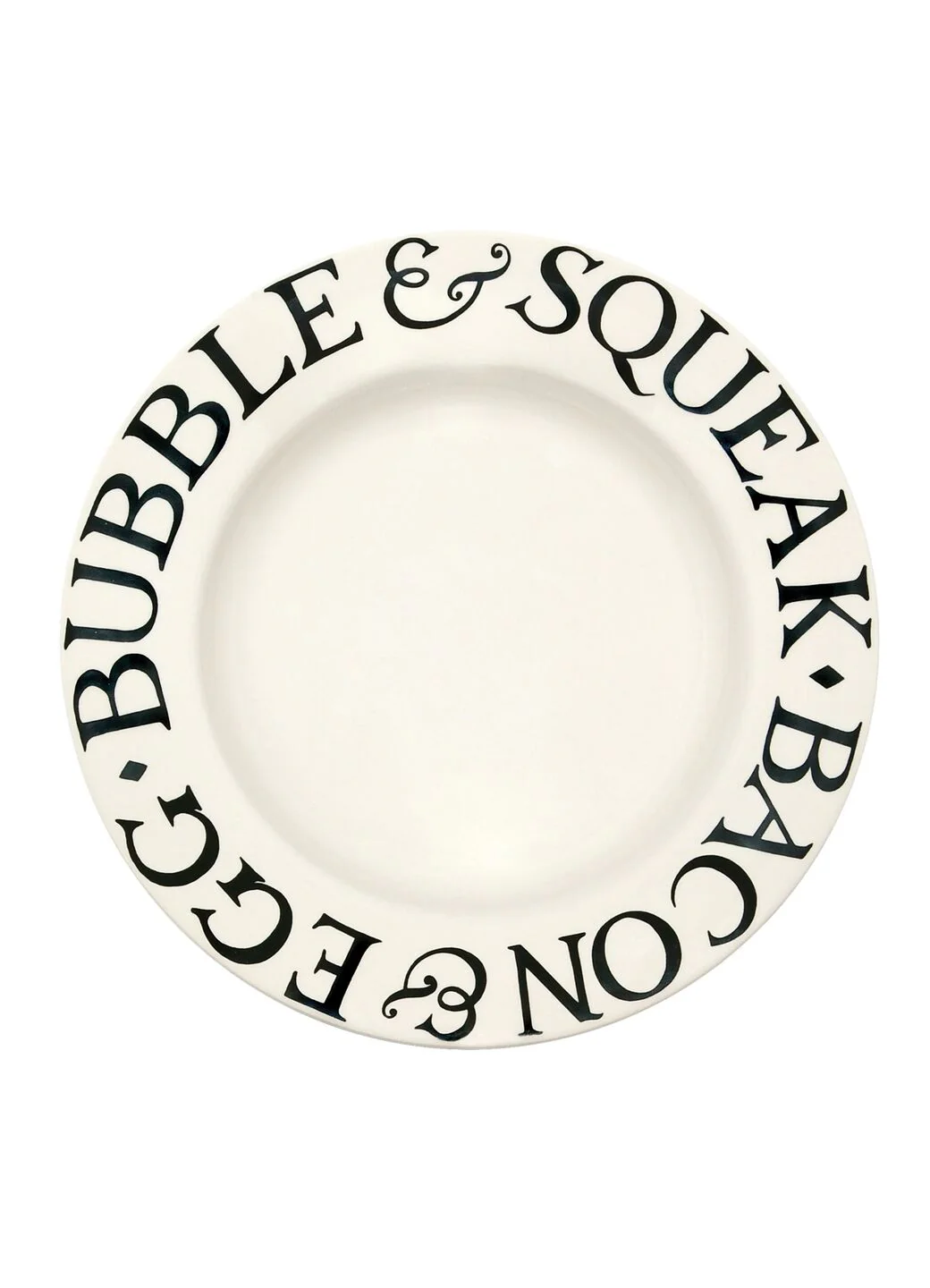 Black Toast Bacon & Egg Large Dinner Plate, 10.5 Inch - Image 2