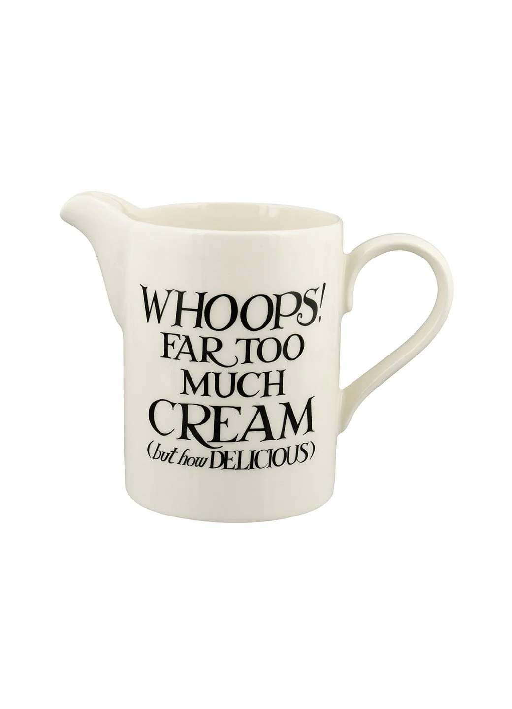Black Toast Cream Medium Straight Jug - Image 2