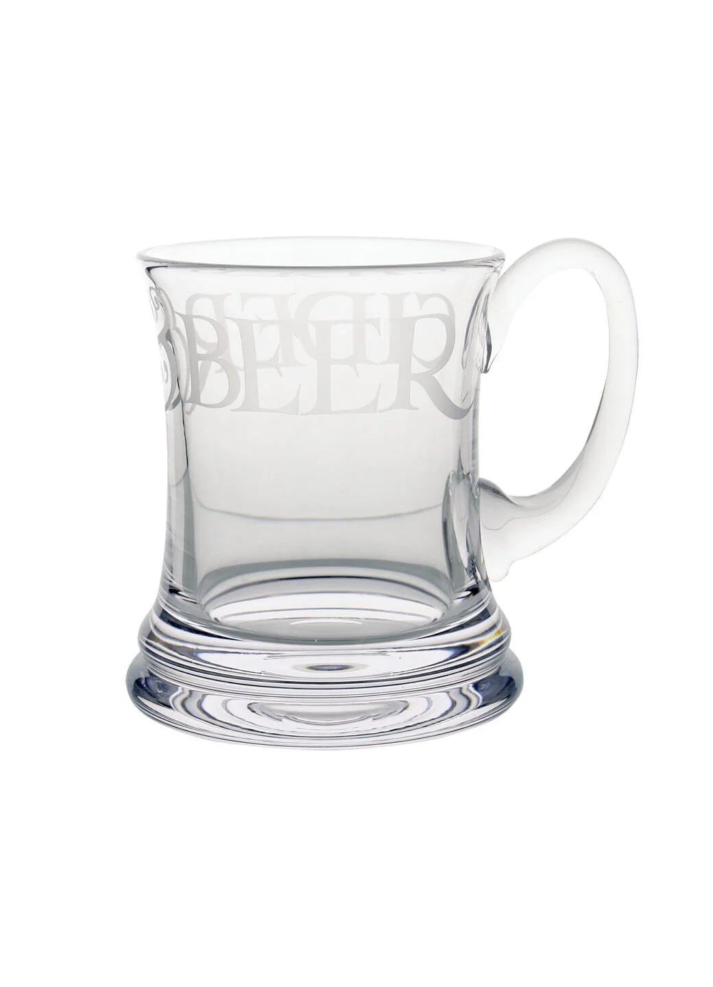 Black Toast Glass Beer Mug - Image 2