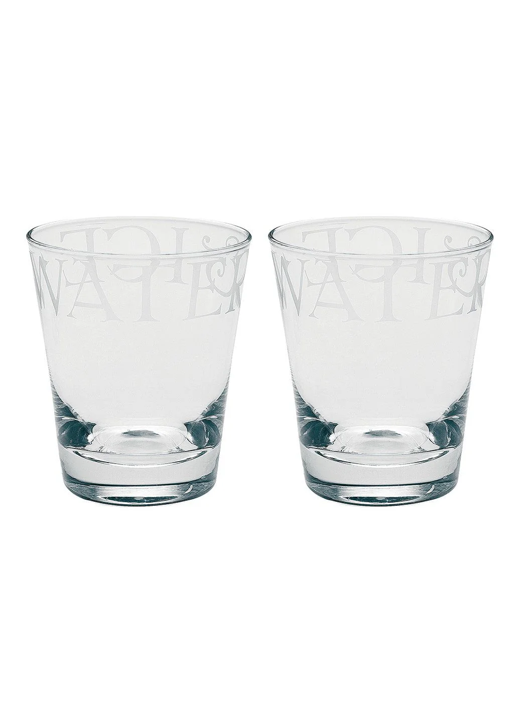 Black Toast Large Glass Tumbler Set of 2 - Image 2
