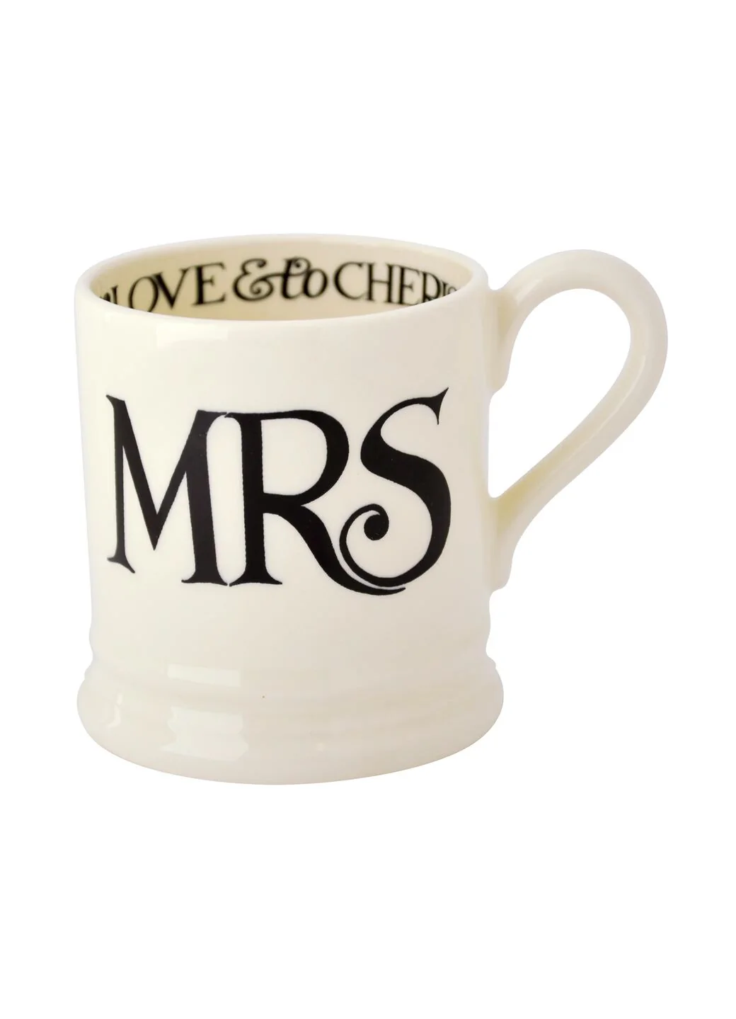 Black Toast 'Mrs & Mrs' Set of 2 1/2 Pint Mugs Boxed - Image 3