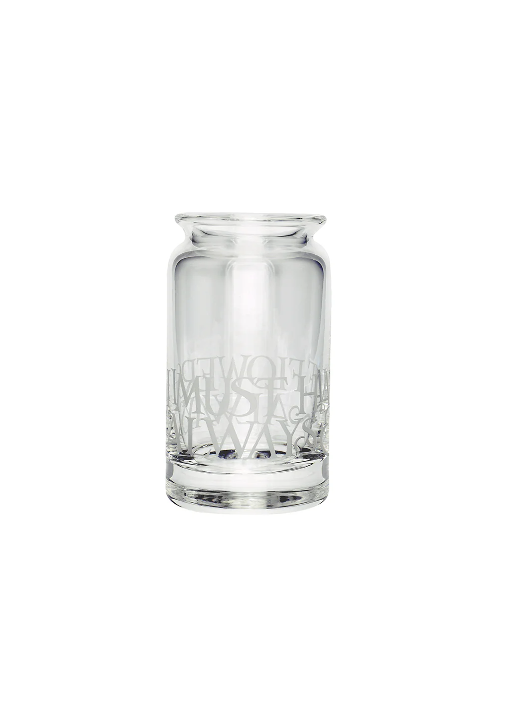 Black Toast Small Glass Jar Vase - Image 2