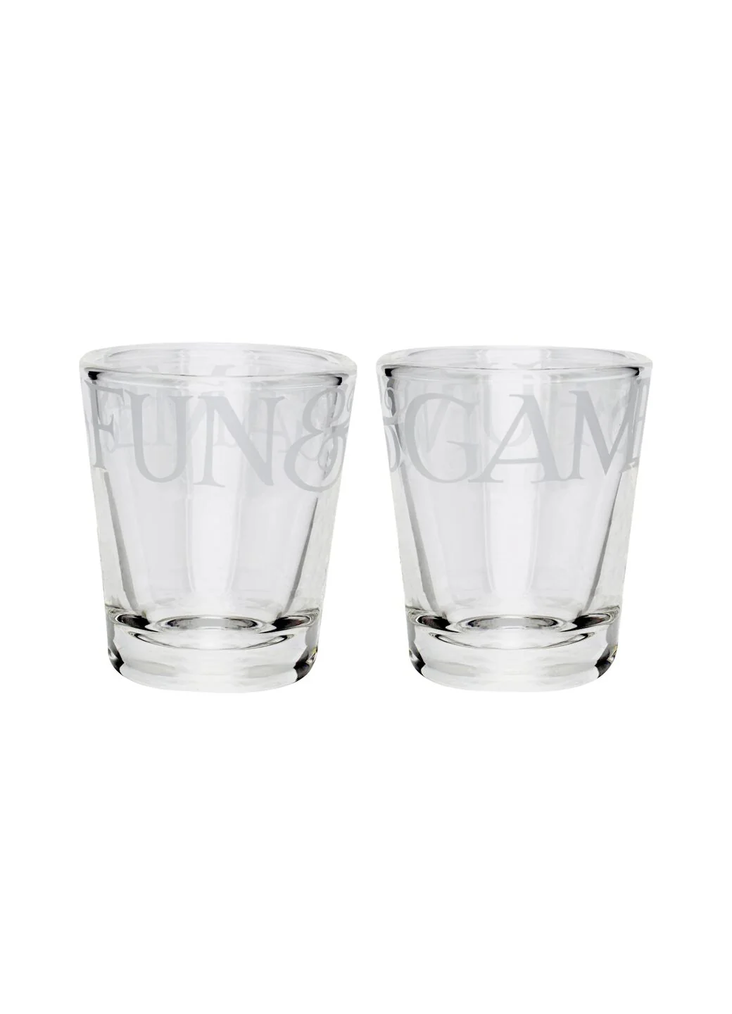 Black Toast Small Glass Tumbler Set of 2 - Image 3
