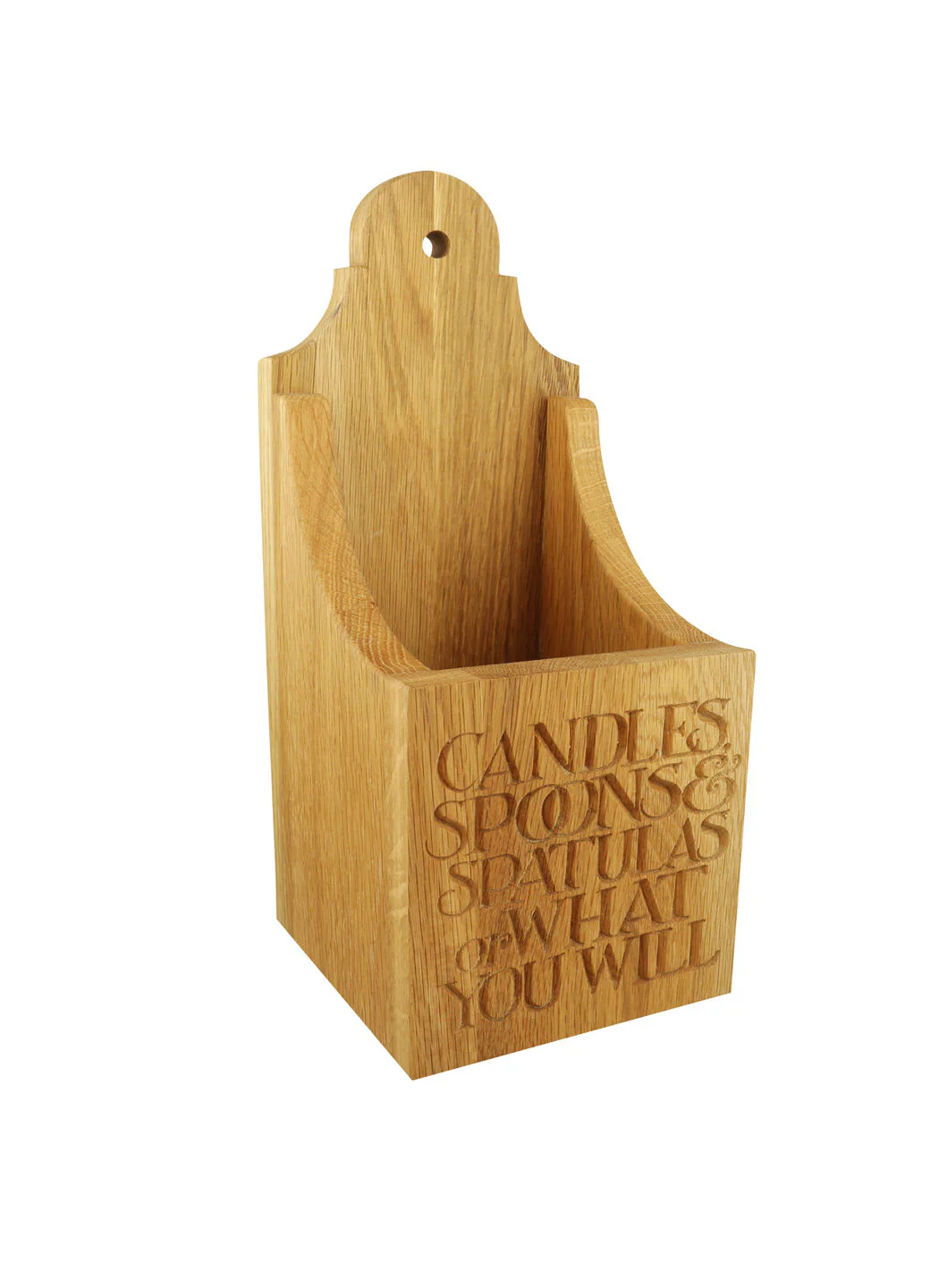 Black Toast Wooden Wall Hanging Storage Box - Image 2