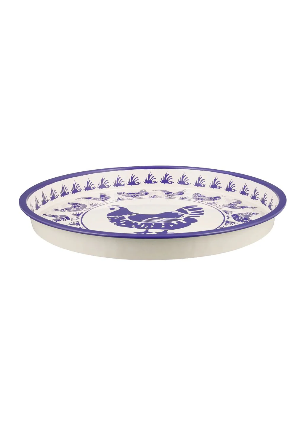 Blue Hen Round Tin Tray