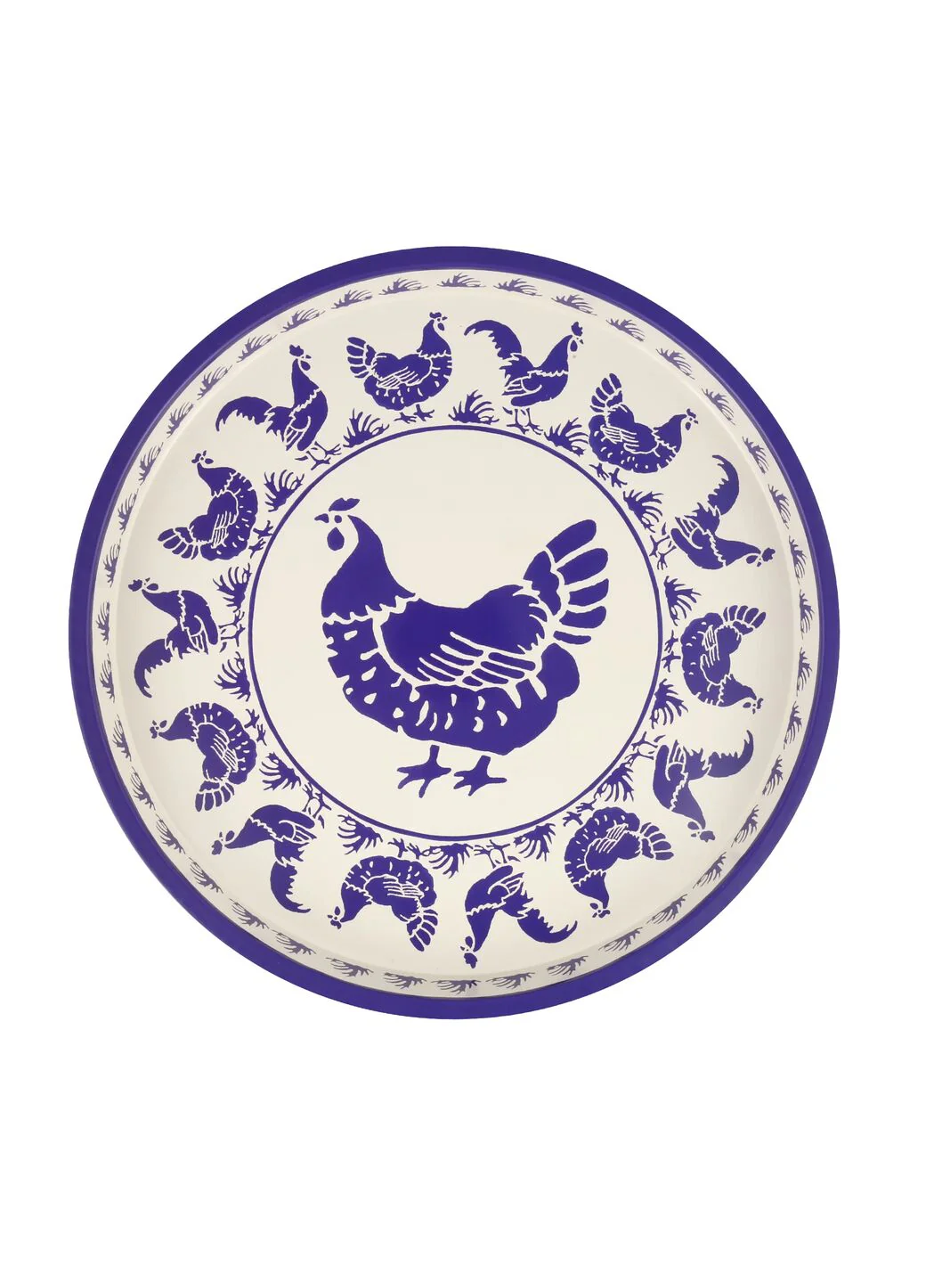 Blue Hen Round Tin Tray - Image 2
