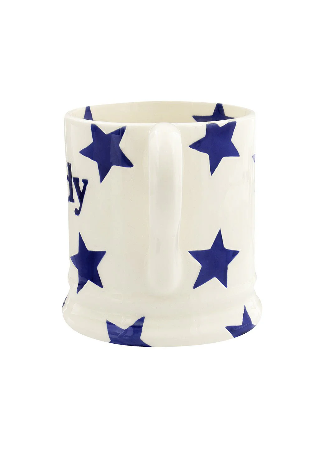 Seconds Blue Star Daddy 1/2 Pint Mug - Image 3