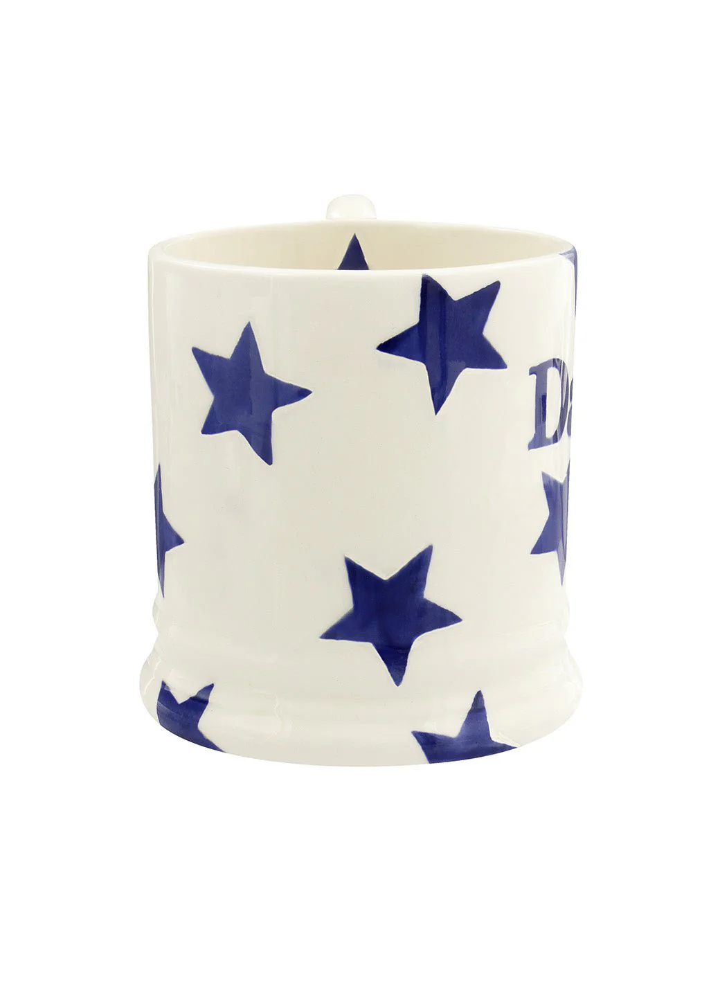 Seconds Blue Star Daddy 1/2 Pint Mug - Image 5