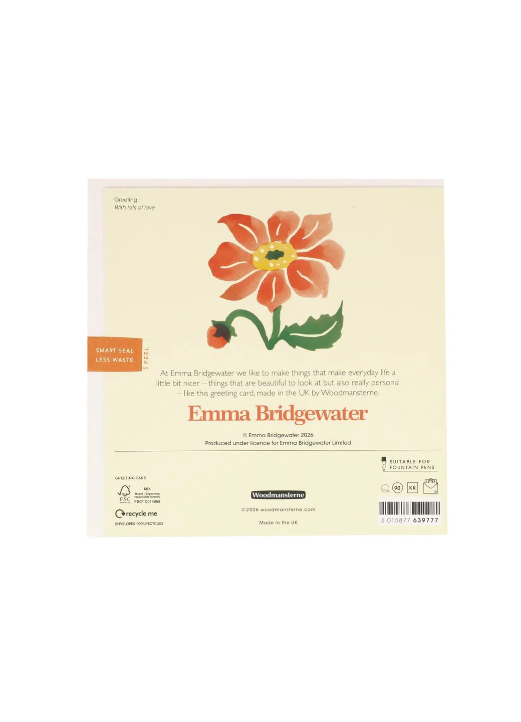 Dahlia Mother's Day Card - Image 3