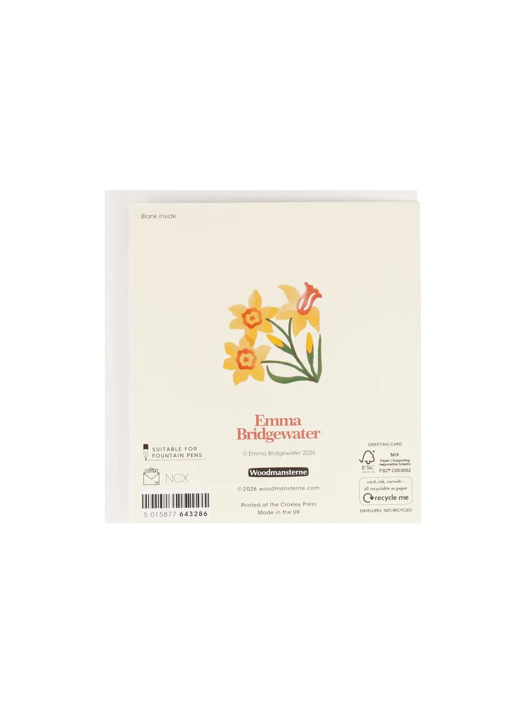 Easter Daffodils Pack Of Cards - Image 3