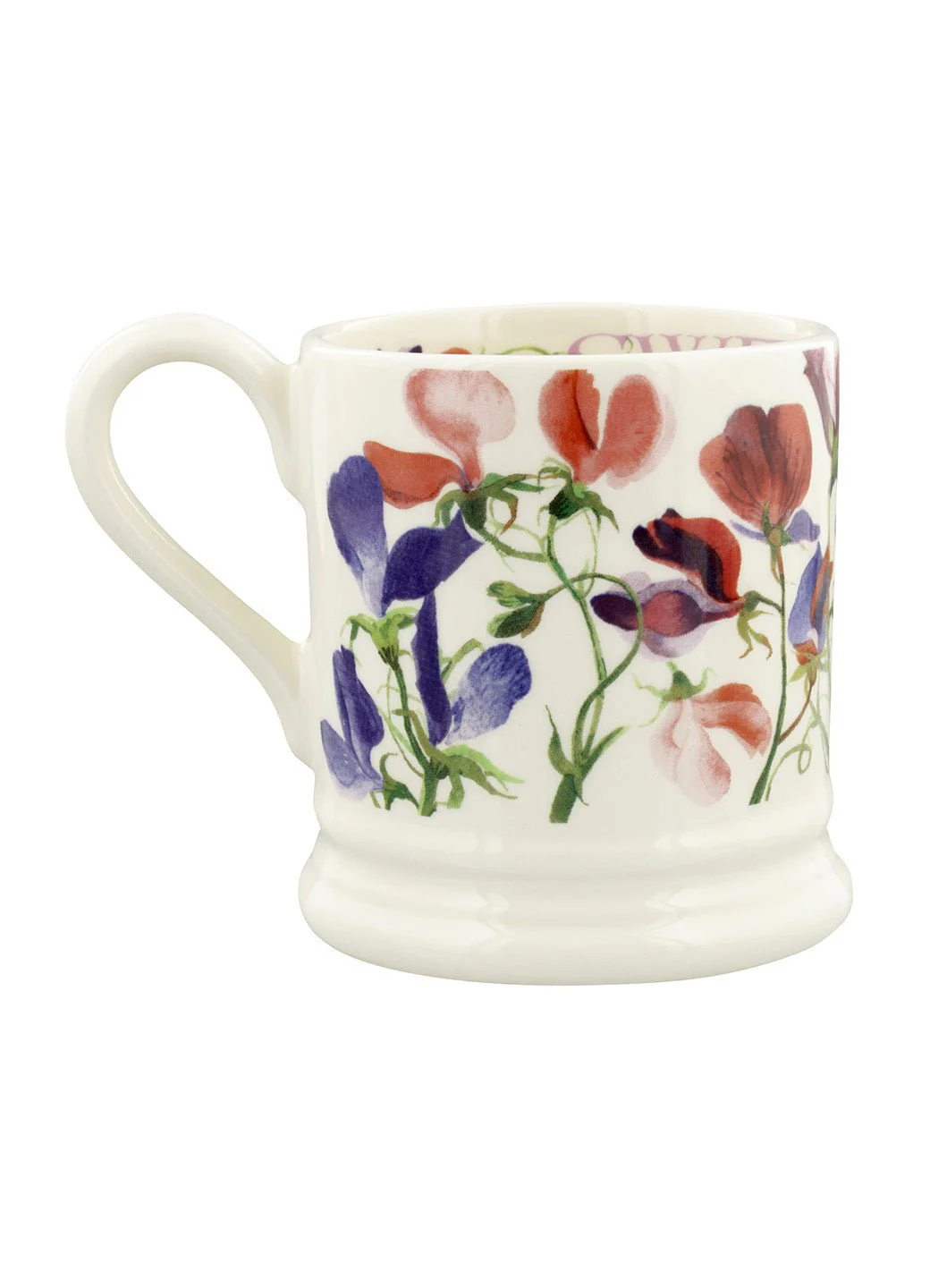 Flowers Sweet Pea Multi 1/2 Pint Mug - Image 2