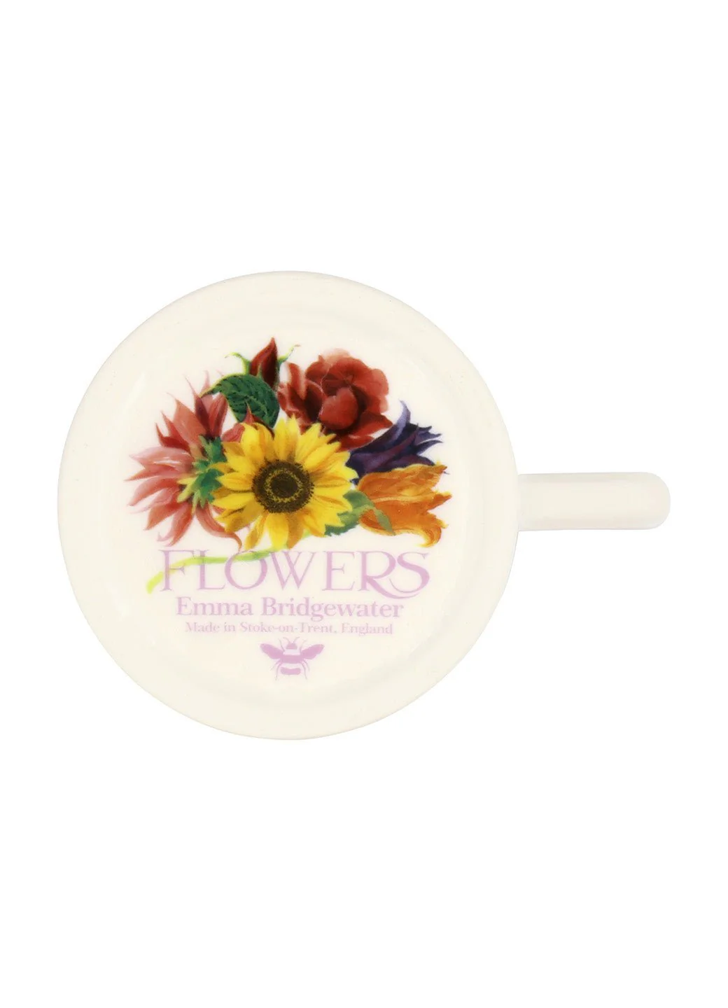Flowers Sweet Pea Multi 1/2 Pint Mug - Image 6