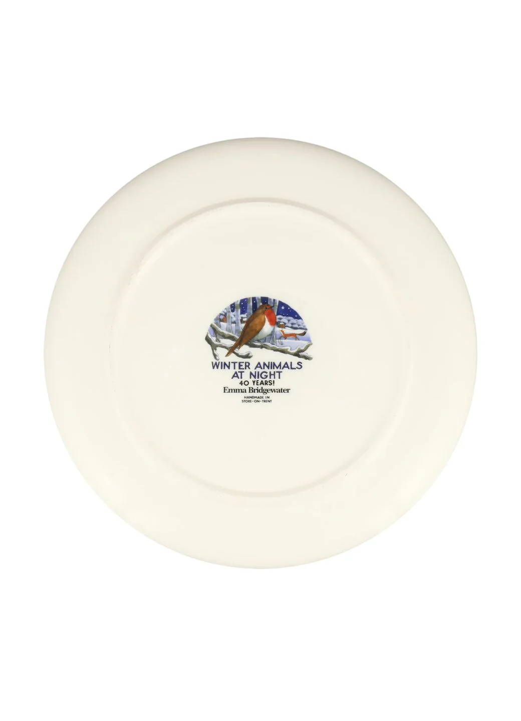 Midnight Robin Flat Serving Plate - Image 4