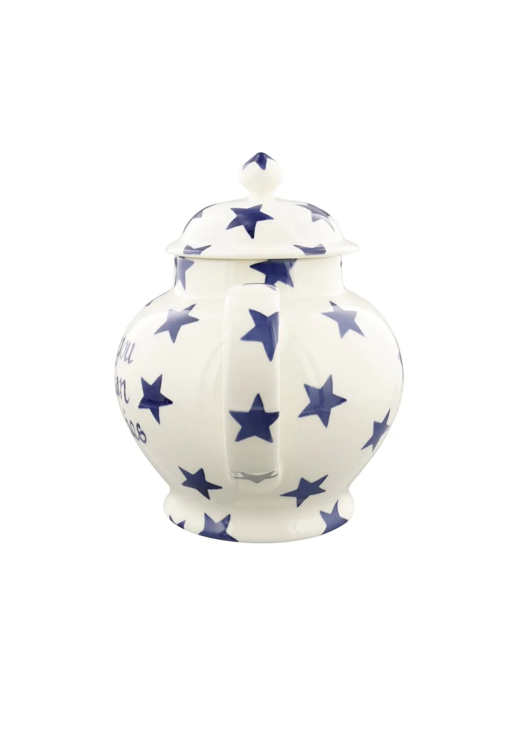 Personalised Blue Star 4 Mug Teapot - Image 2