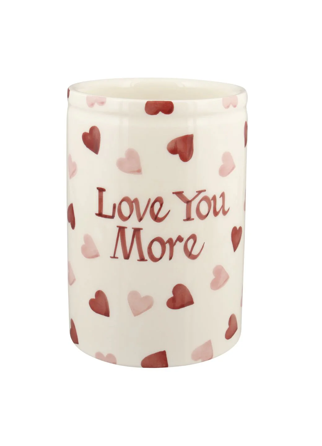 Personalised Pink Hearts Medium Vase - Image 2
