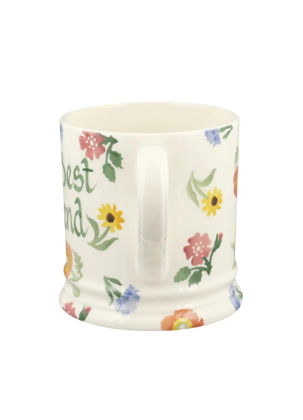 Personalised Poppies & Pinks Large Mug - Image 2