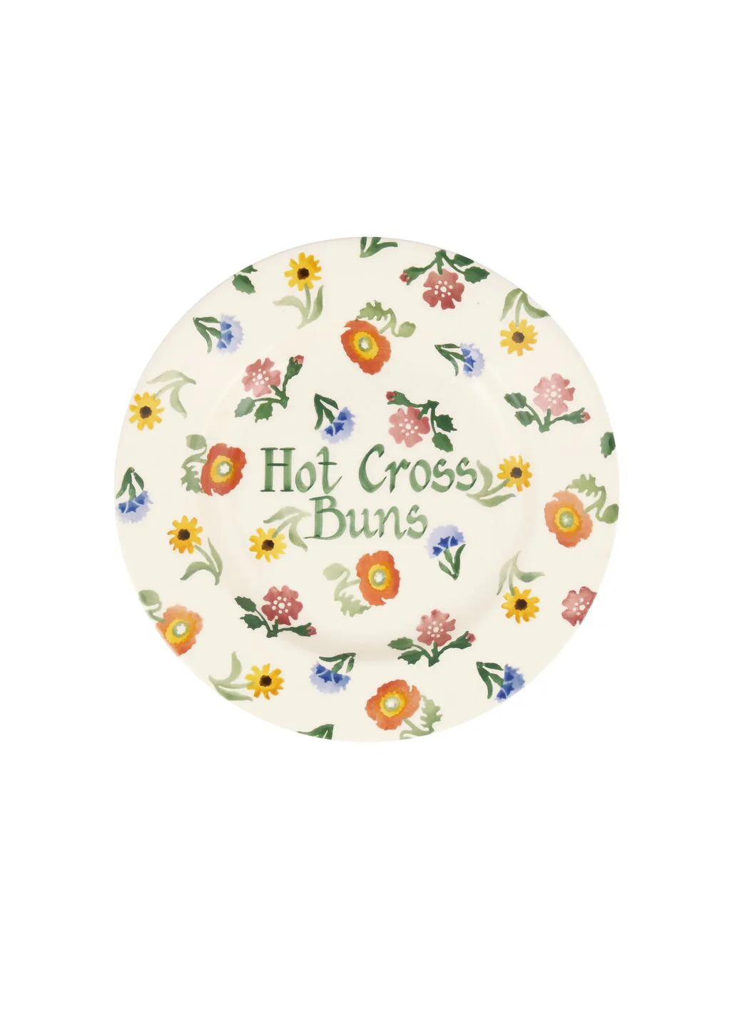 Personalised Poppies & Pinks Medium Dinner Plate, 8.5 Inch - Image 2