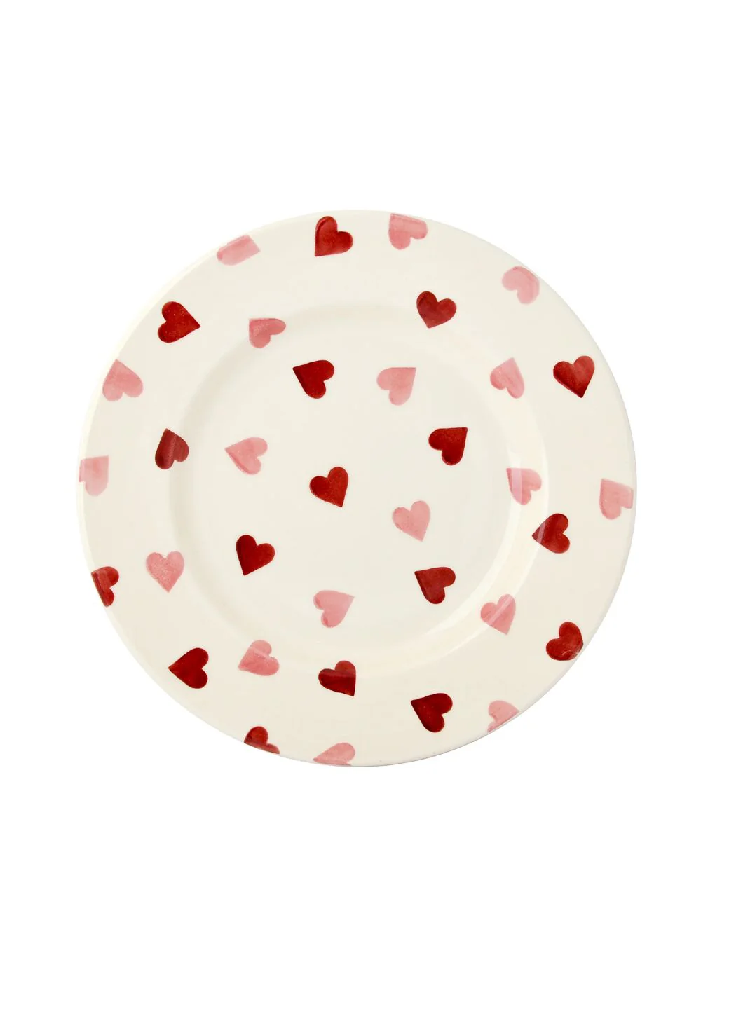 Pink Hearts Medium Dinner Plate, 8.5 Inch - Image 2