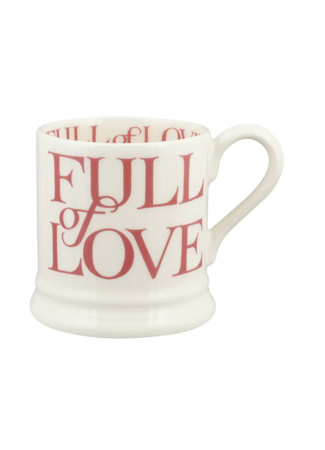 Pink Toast Full Of Love 1/2 Pint Mug - Image 2