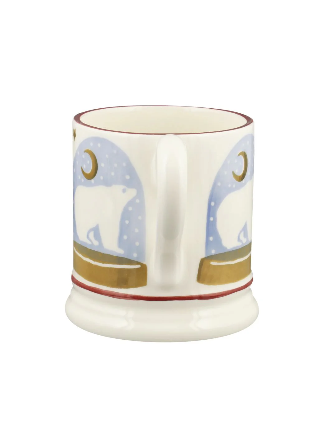 Polar Bear Snow Globe 1/2 Pint Mug - Image 3