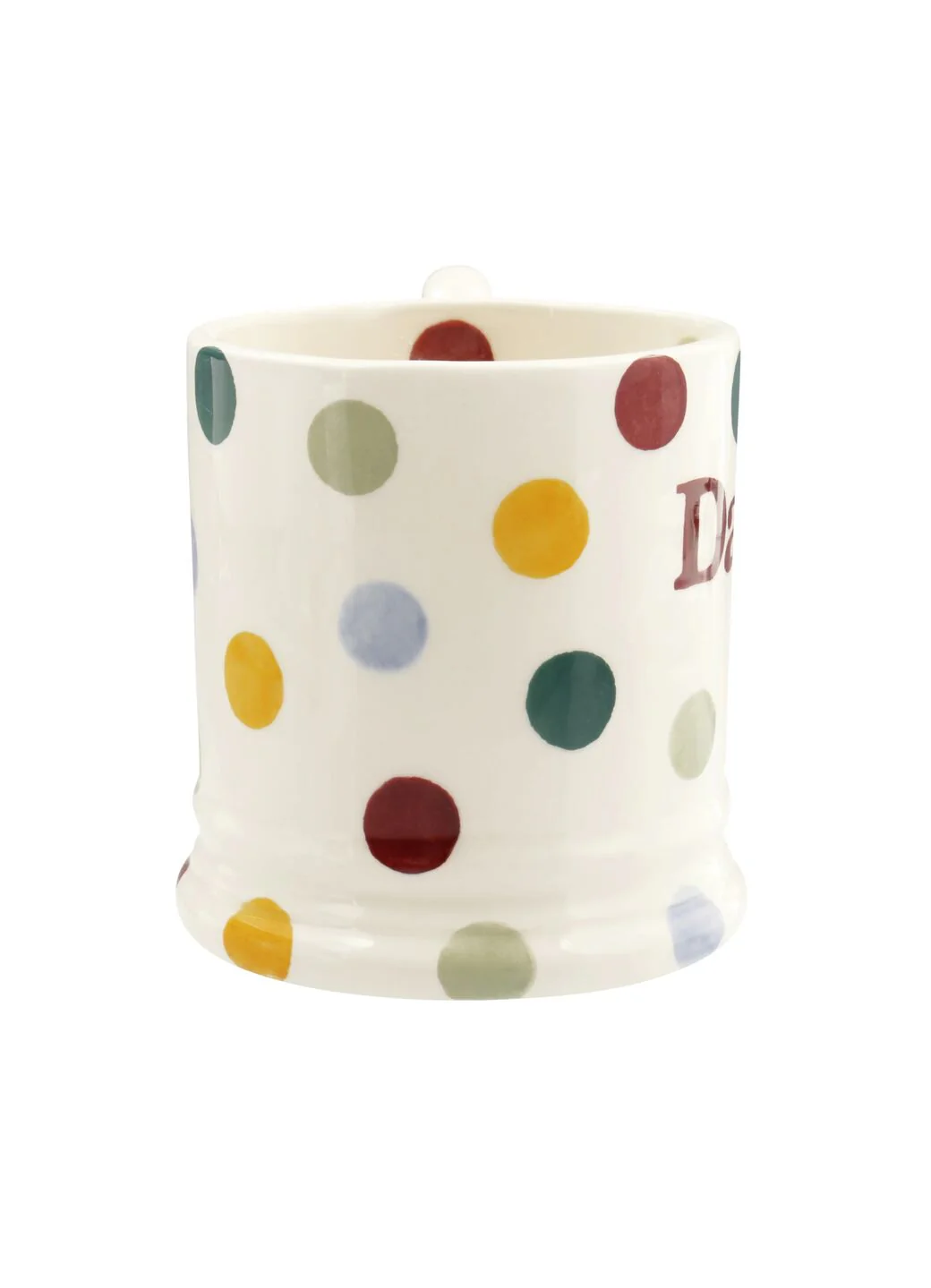 Polka Dot Daddy 1/2 Pint Mug - Image 6