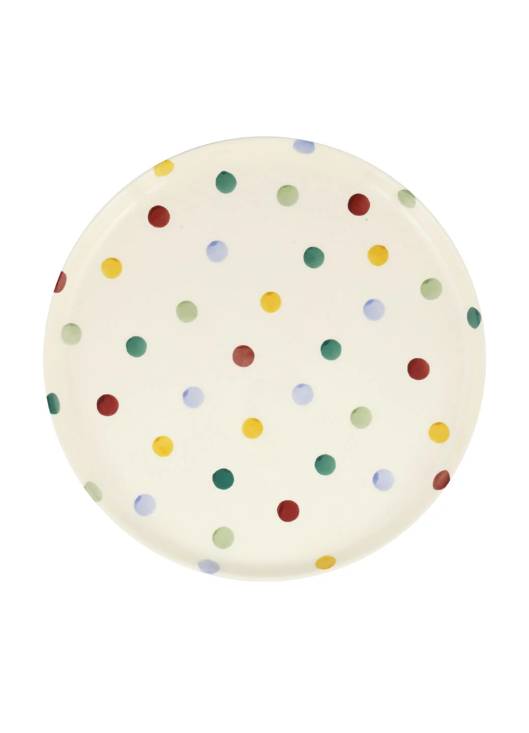 Polka Dot Flat Serving Plate - Image 2