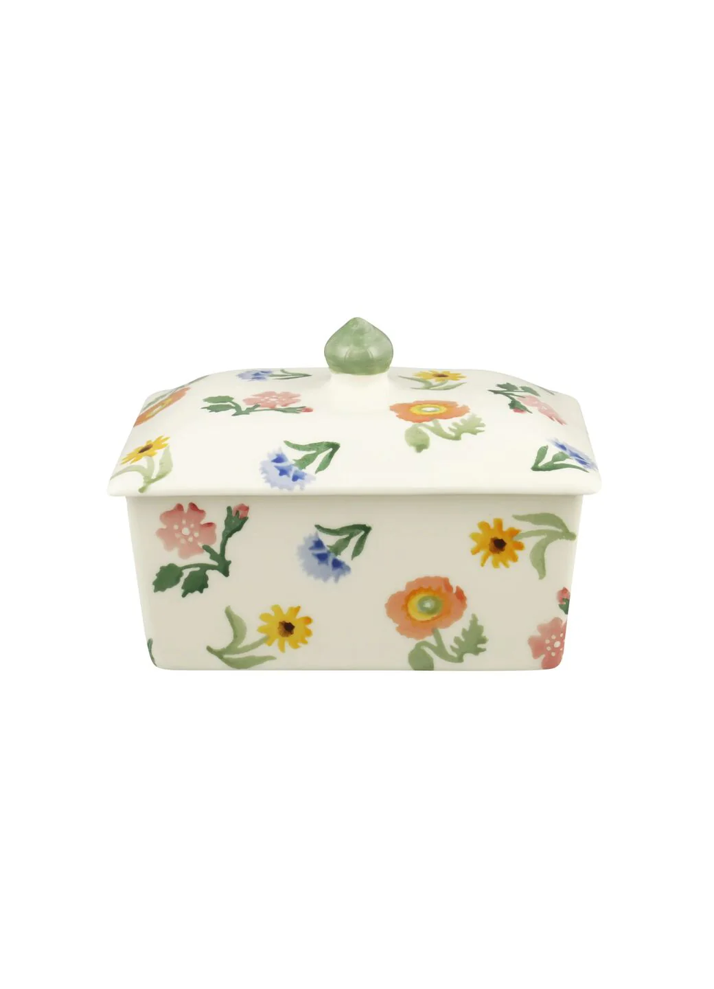 Poppies & Pinks Small Butter Dish - Image 2