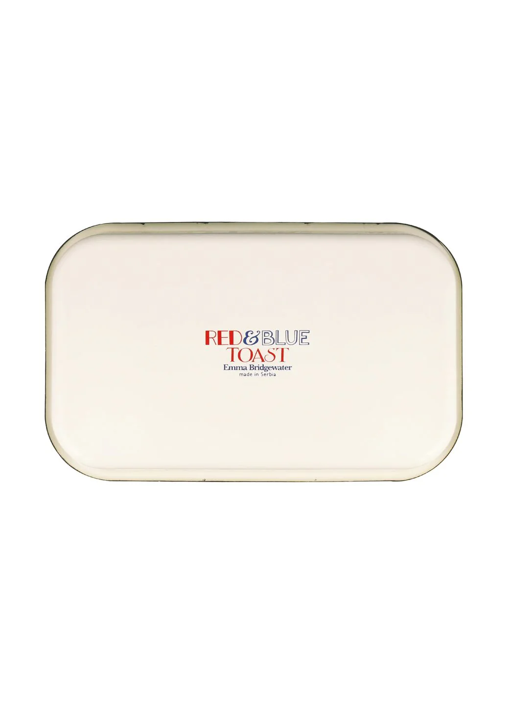 Red & Blue Toast 34Cm Enamel Roasting Tray - Image 5