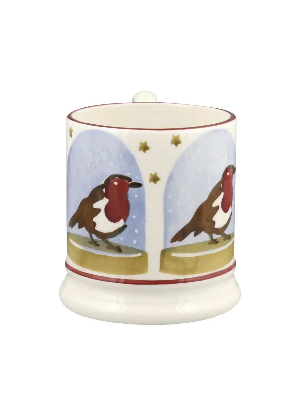 Robin Snow Globe 1/2 Pint Mug - Image 5