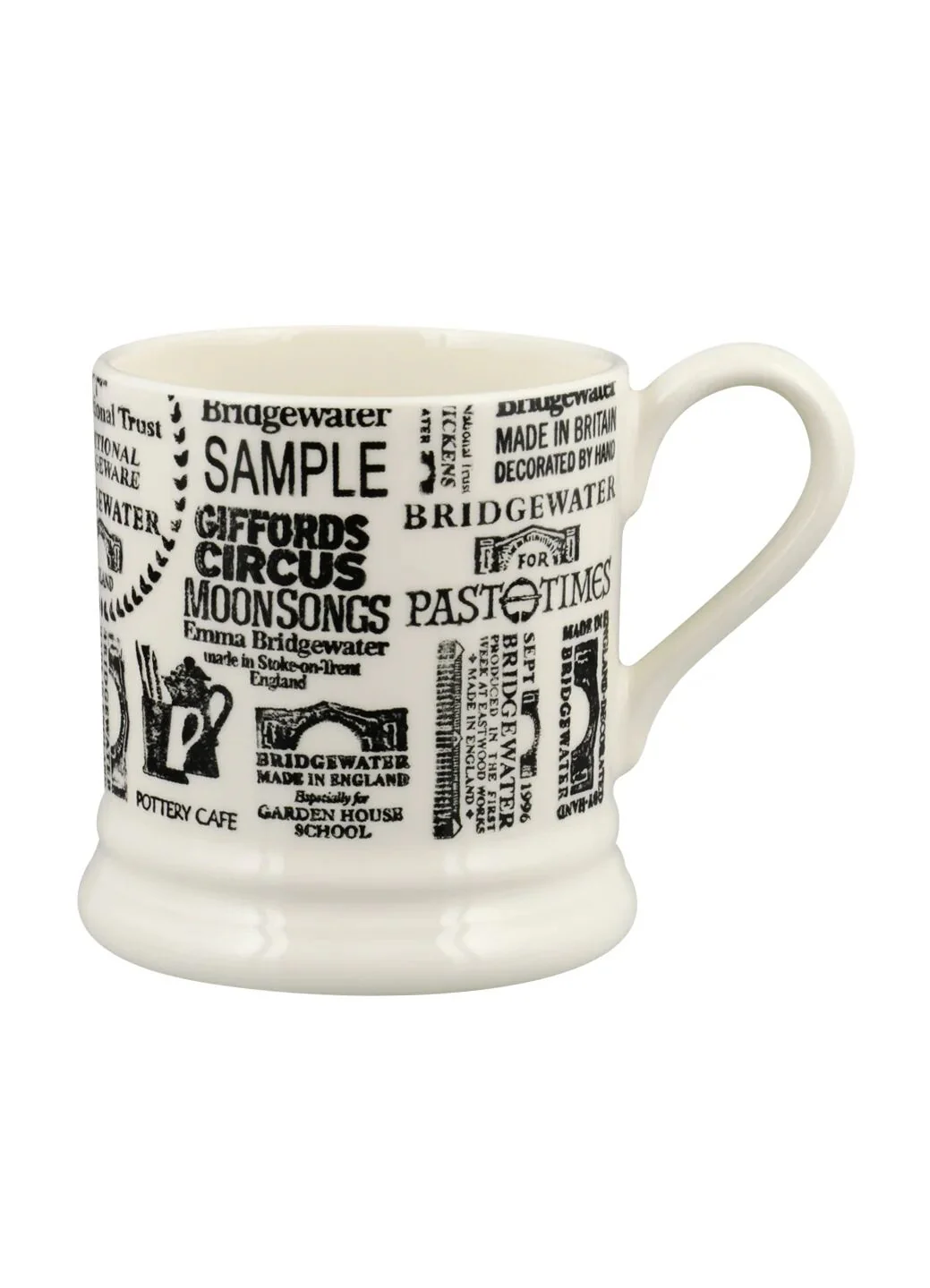 Seconds Backstamps From 40 Years 1/2 Pint Mug - Image 2