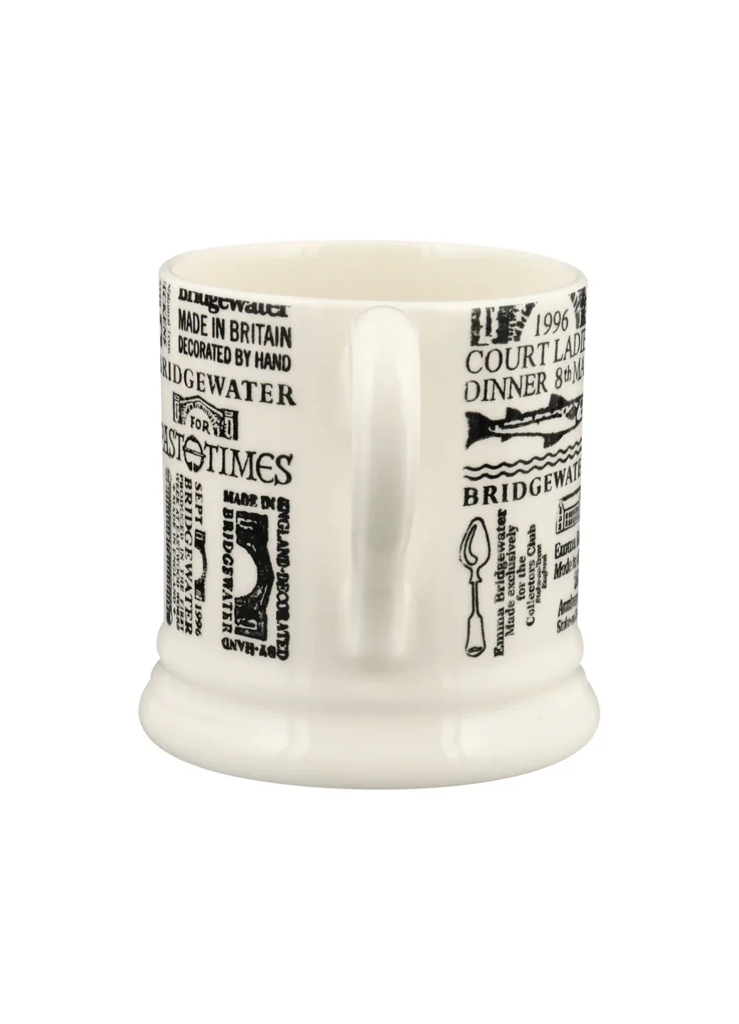 Seconds Backstamps From 40 Years 1/2 Pint Mug - Image 3