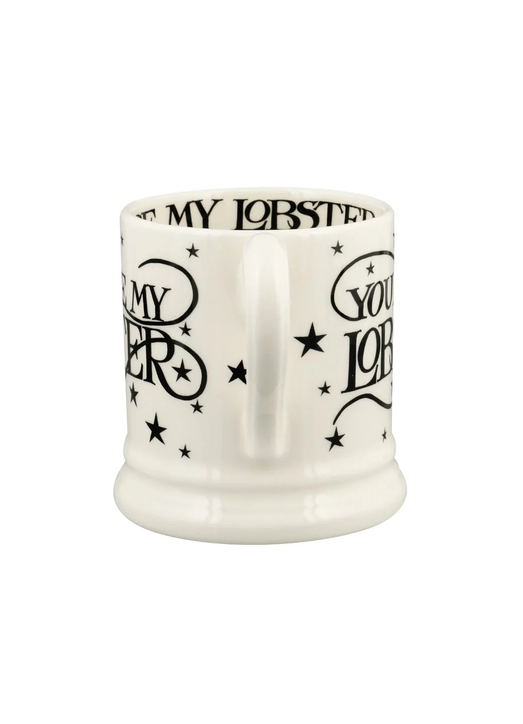 Seconds Black Toast Lobster 1/2 Pint Mug - Image 3