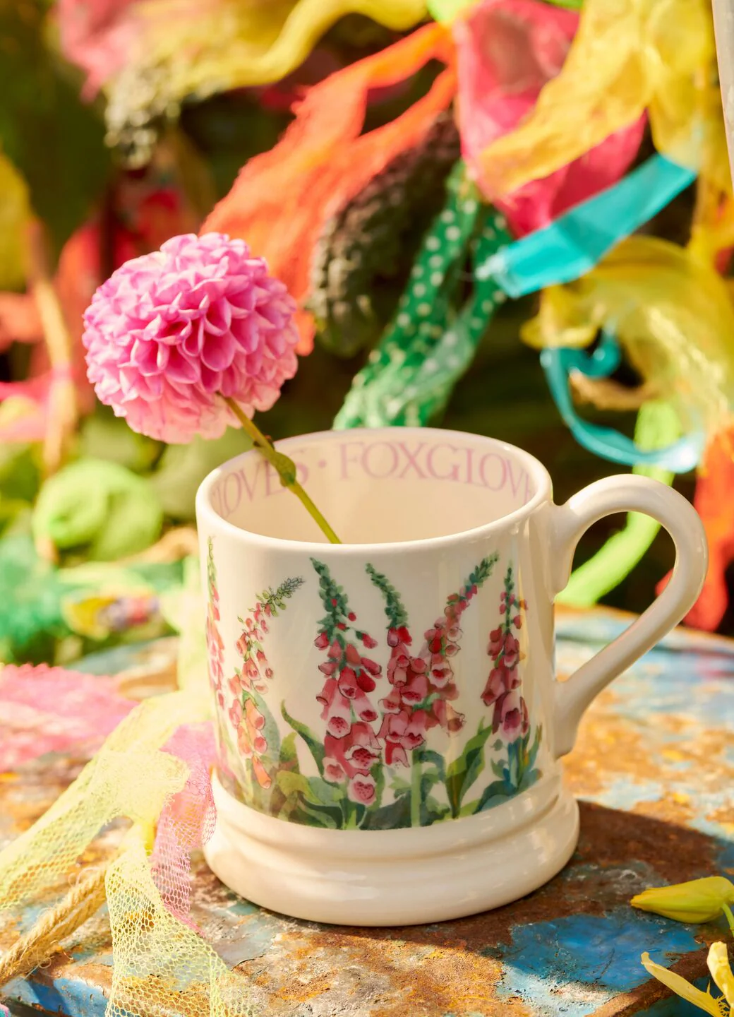 Seconds Foxgloves 1/2 Pint Mug