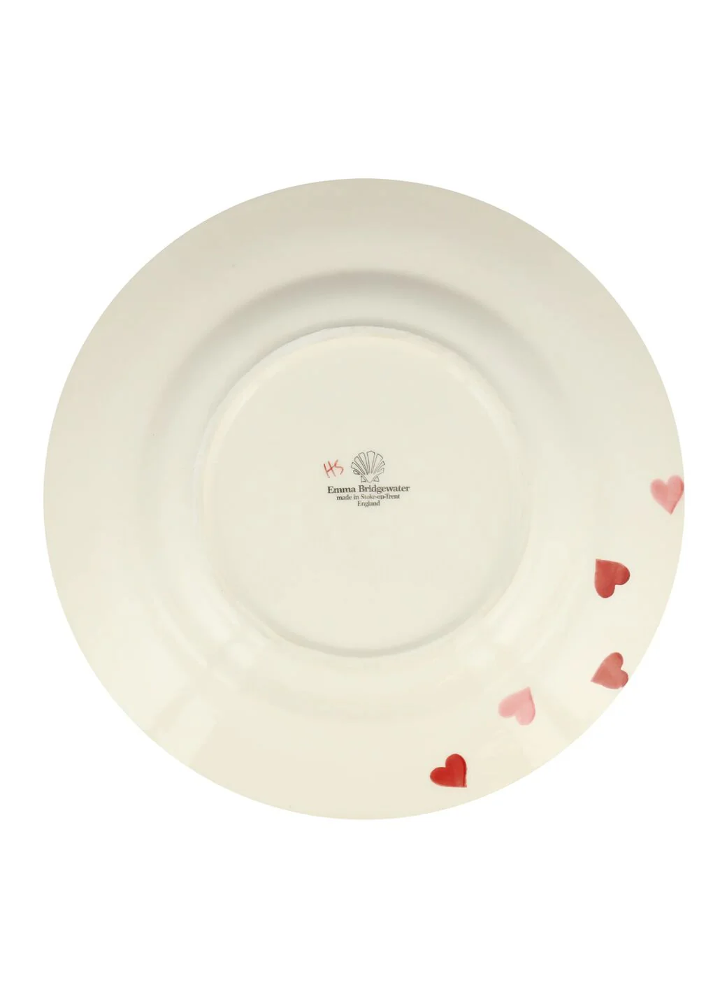 Seconds Pink Hearts Large Dinner Plate, 10.5 Inch - Image 3
