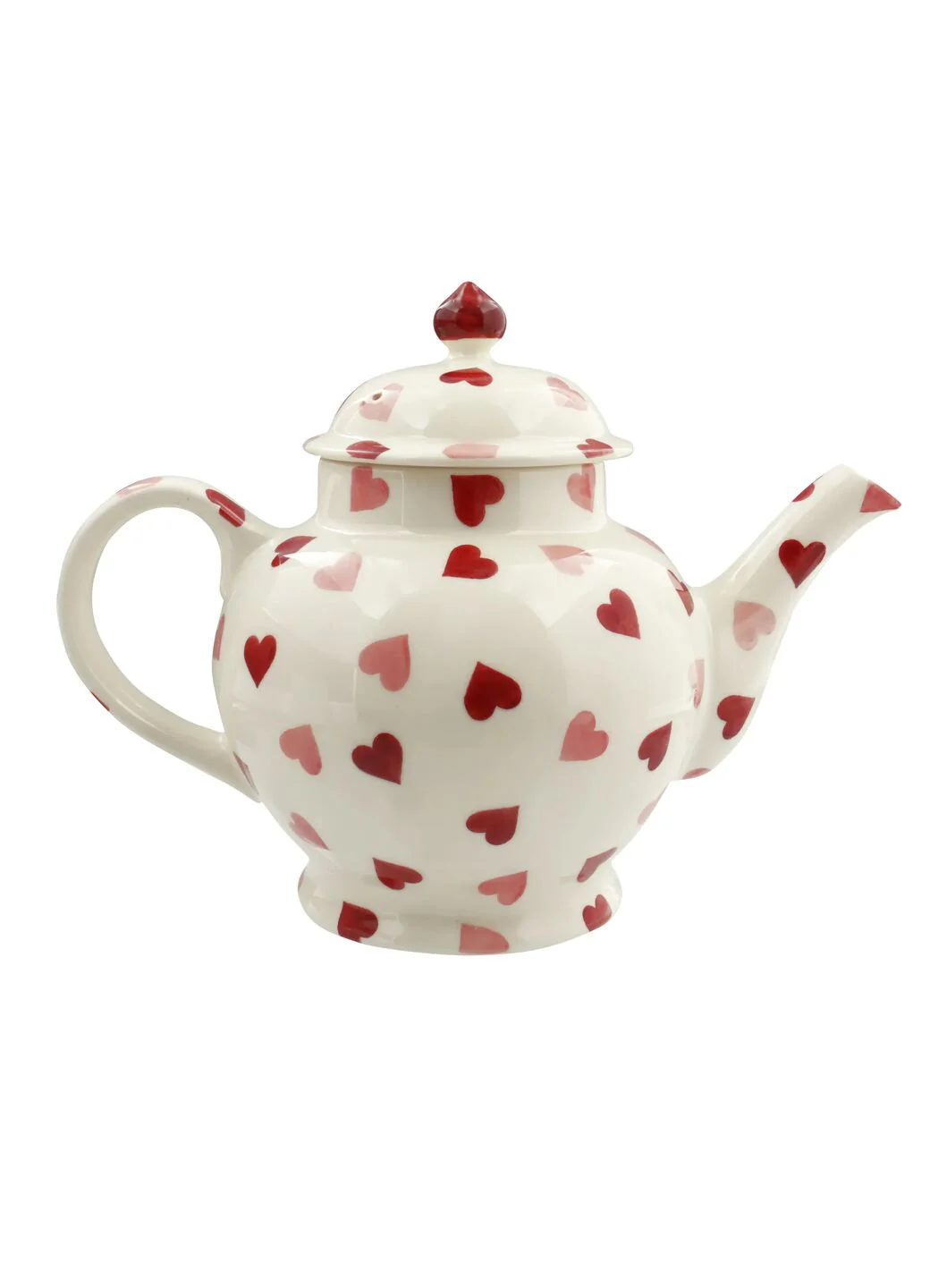 Seconds Pink Hearts 4 Mug Teapot - Image 2