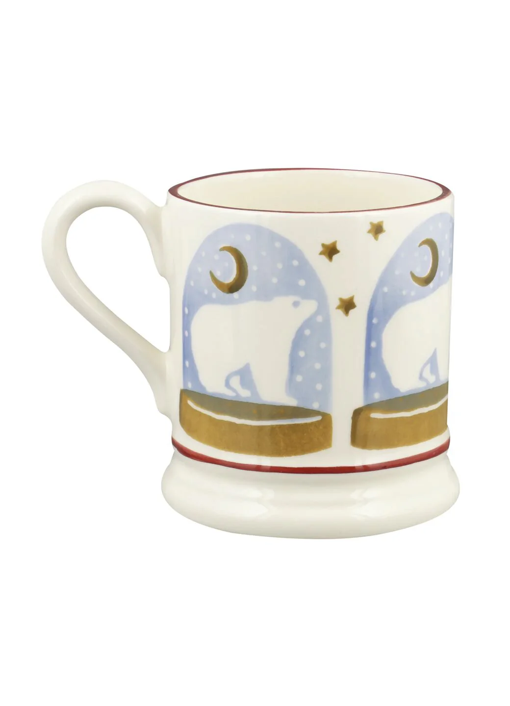 Seconds Polar Bear Snow Globe 1/2 Pint Mug - Image 5