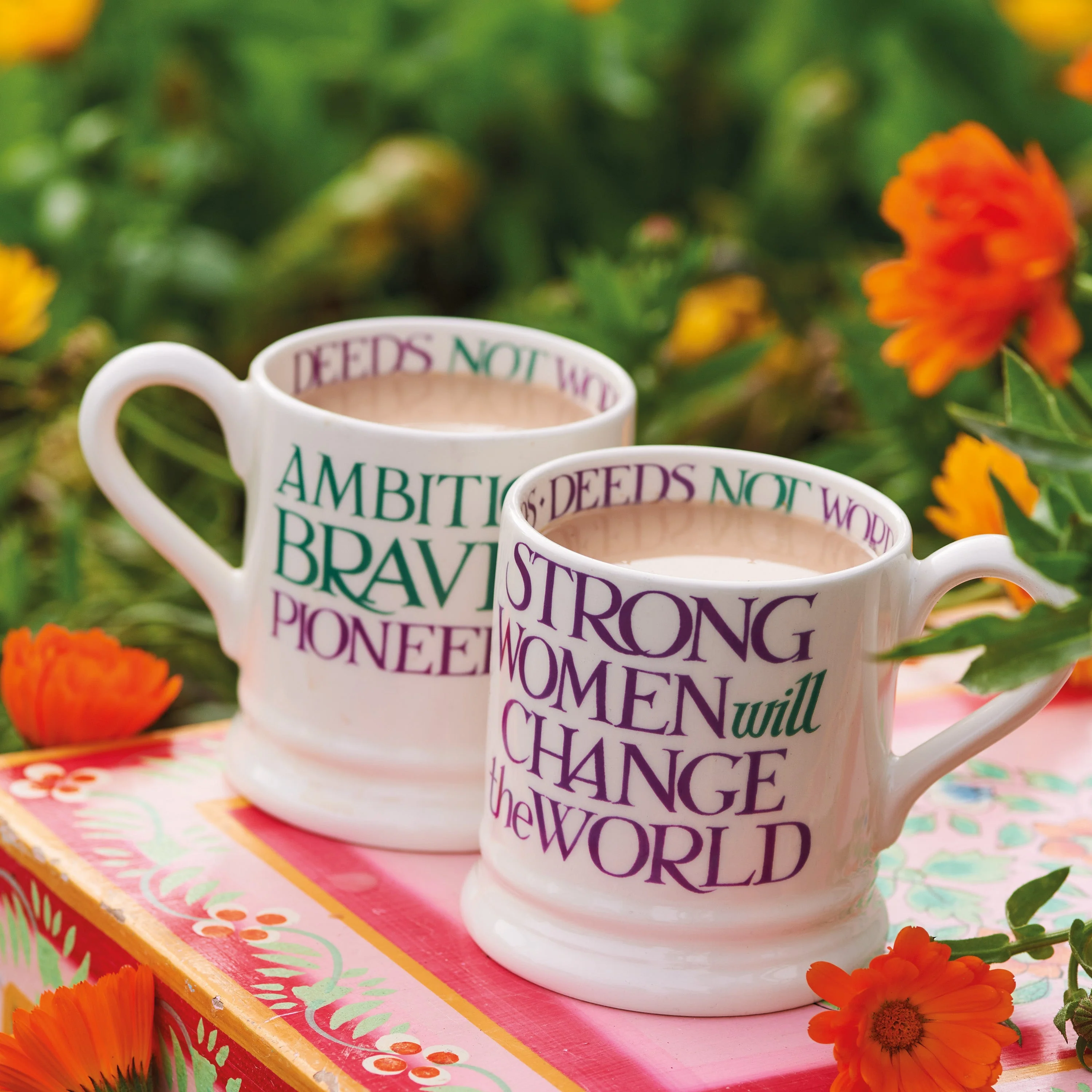Seconds Purple Toast Change Our World 1/2 Pint Mug - Image 7